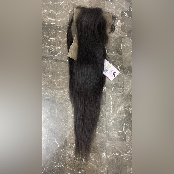 Raw Top Quality Virgin Human Hair 16” 360 Lace Frontal - Picture 8 of 13